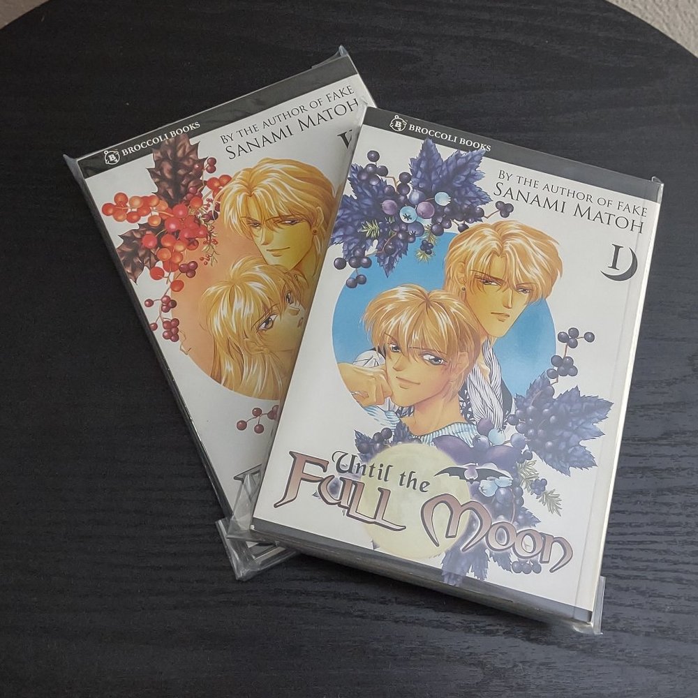 Until the Full Moon Vol 1 and 2 COMPLETE series By Sanami Matoh (2005) MINT